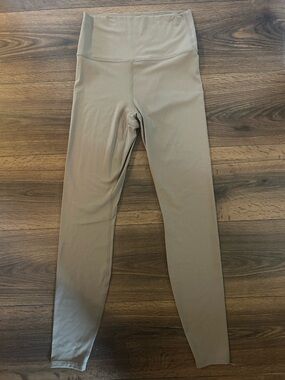 All in Motion Everyday Soft High-Waist Leggings in Taupe